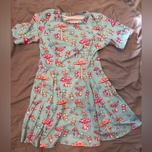 Blackmilk  Nintendo Toads Aqua Longline Evil Tee Dress